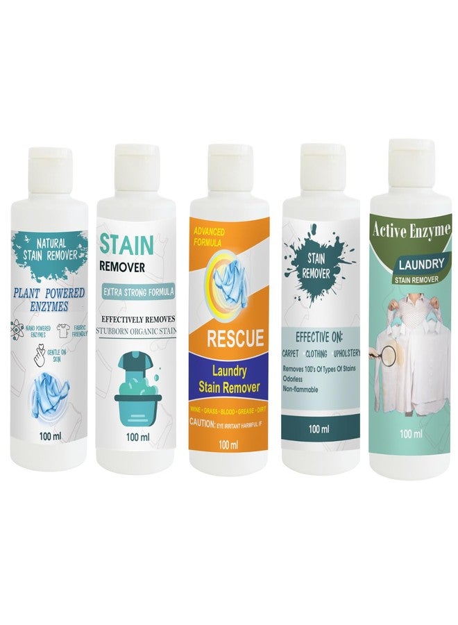 مجموعة مزيلات بقع توفوس: مزيل بقع القميص، والدمية، والبرتقال، والسماء، والفستق | محلول تنظيف متعدد الأسطح للملابس والأقمشة والمفروشات (100 غرام لكل عبوة) - Image 1